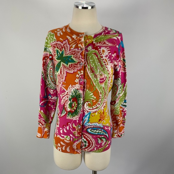 ii Sisters Small Cardigan Bright Colors - Picture 1 of 4